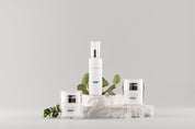 Skin Theorie 3-step morning ritual bundle — cleanser, serum, and day cream
