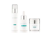 Skin Theorie Luminary Collection trio: Clarity cleanser, Resilience serum, and Radiance day cream — Australian-made