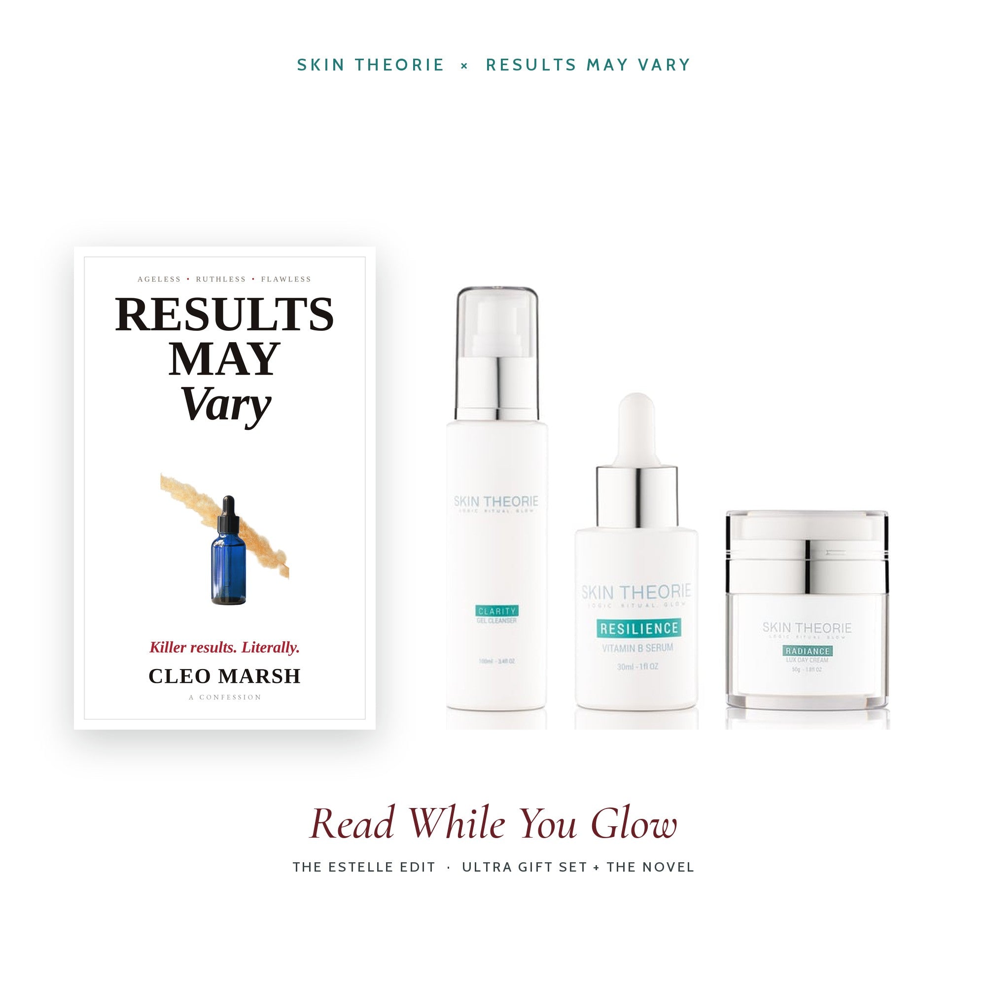 The Estelle Edit: Ultra Gift Set (3-Step Morning Ritual) with the novel Results May Vary
